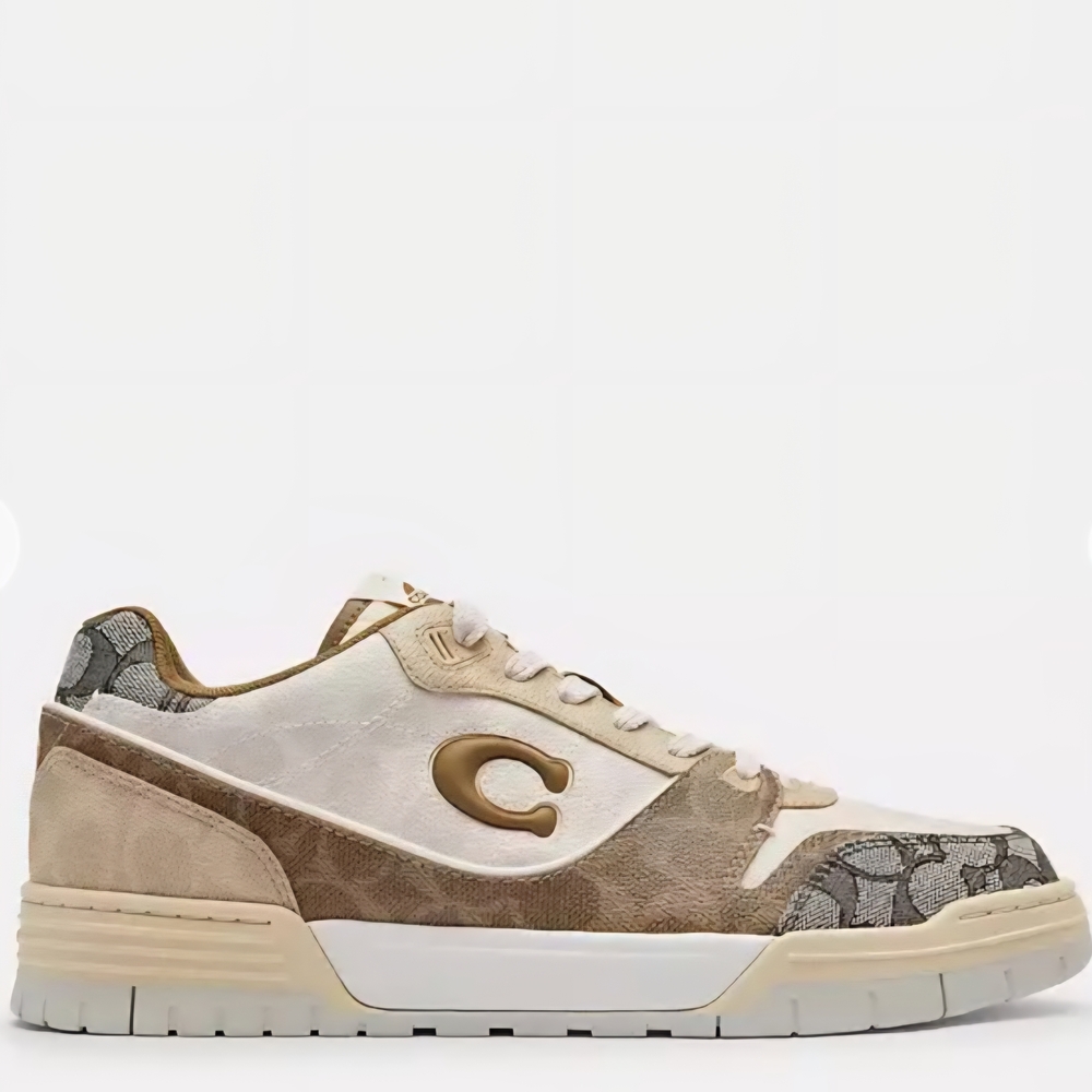 Soho Cream and Brown Men's Sneakers